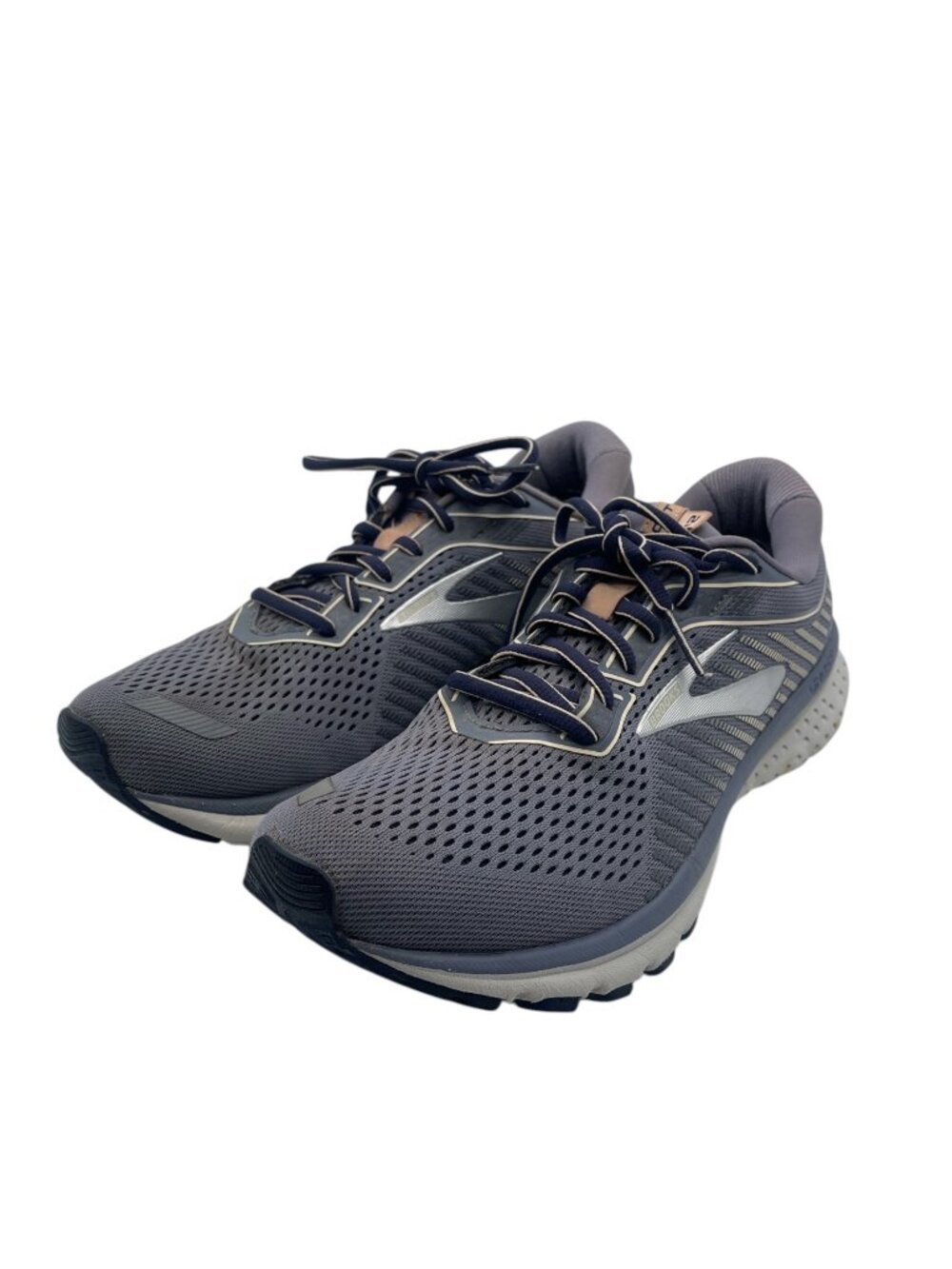 Brooks Womens Ghost 12 1203051B086 Gray Purple Running Shoes Sneakers Size 10.5B - Picture 4 of 7
